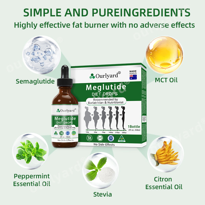 🍔🔥Ourlyard® Meglutide Diet Drops - Made & Shipped From Australia👩⚕️