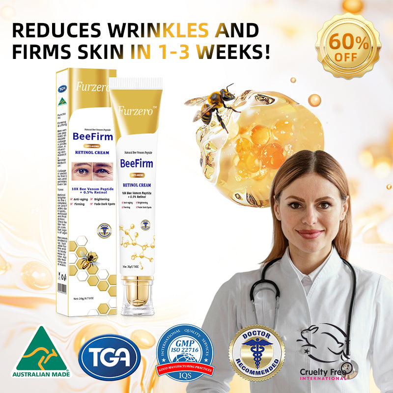 🐝🍓Furzero™ BeeFirm Retinol Cream,Address Crepe & Sagging(🔥74% Off for a Limited Time!)