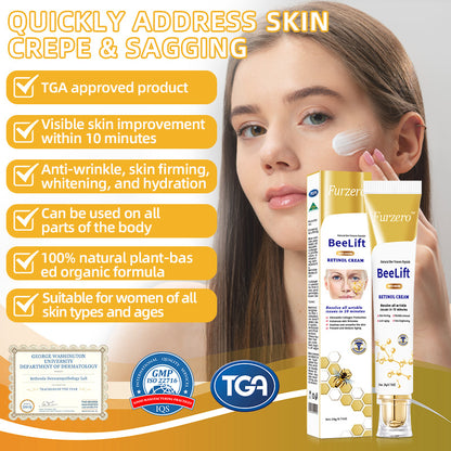 🐝🫐Furzero™ BeeLift Retinol Cream,Address Crepe & Sagging(🔥74% Off for a Limited Time!)