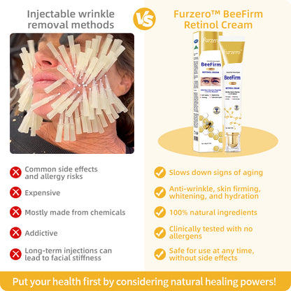 🐝🍓Furzero™ BeeFirm Retinol Cream,Address Crepe & Sagging(🔥74% Off for a Limited Time!)