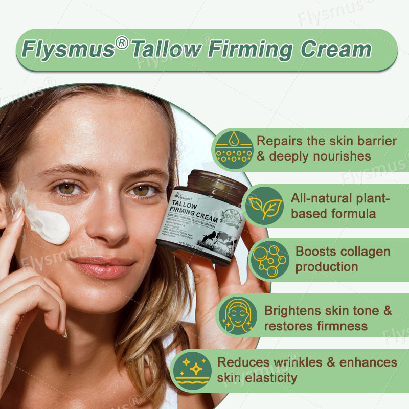 ☘️🍇Flysmus® Tallow Firming Cream,Address Crepe & Sagging(🔥74% Off for a Limited Time!)