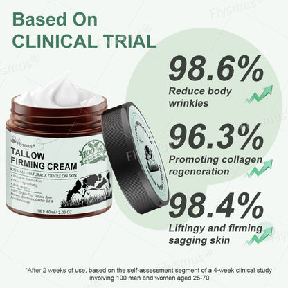 ☘️🍇Flysmus® Tallow Firming Cream,Address Crepe & Sagging(🔥74% Off for a Limited Time!)