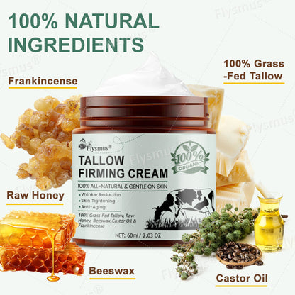 ☘️🍇Flysmus® Tallow Firming Cream,Address Crepe & Sagging(🔥74% Off for a Limited Time!)